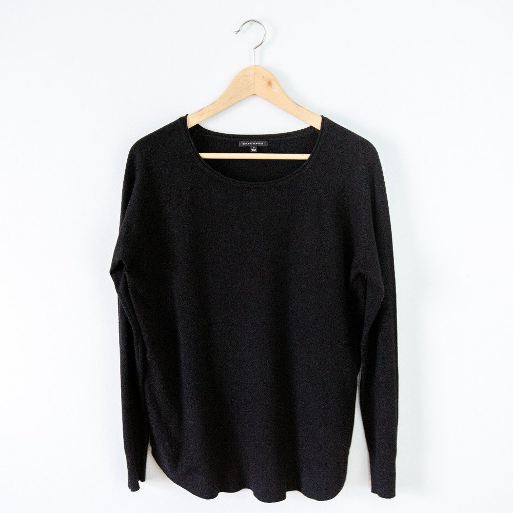 Comfy Black Sweater, Size S - Picture 1 of 5